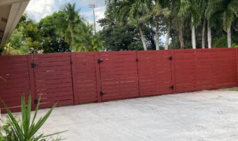 Wood Fence Horizontal