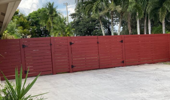 Wood Fence Horizontal
