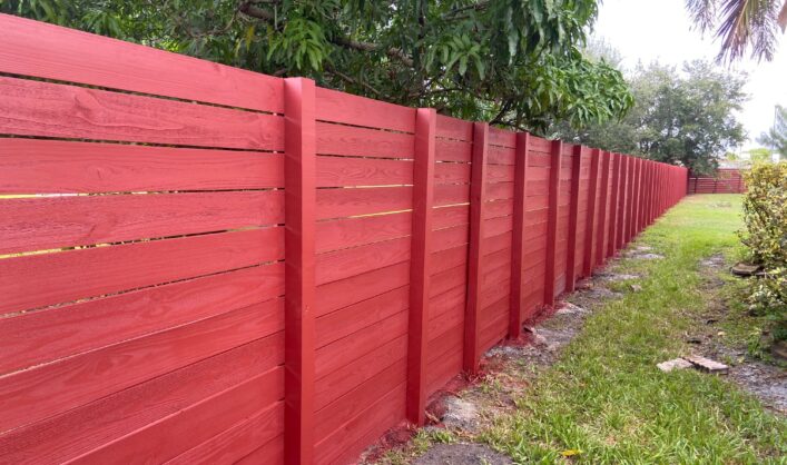 Wood Fence Horizontal