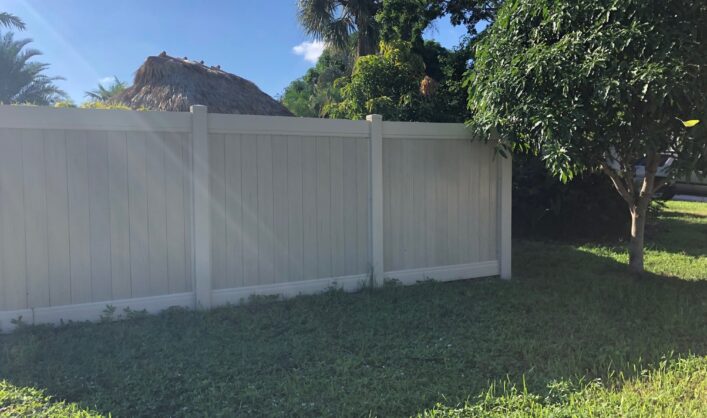 PVC Fence Double Color