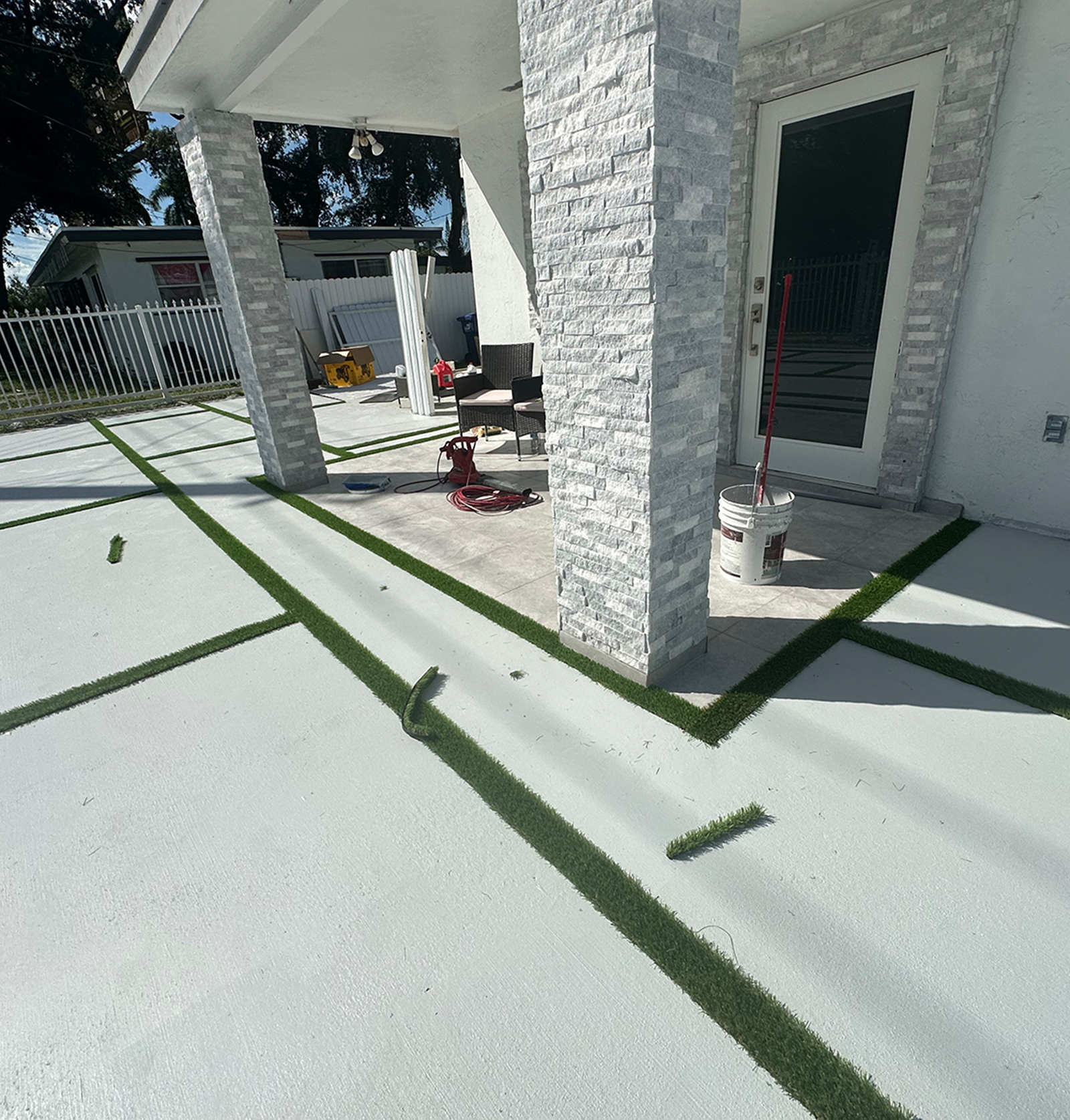 Homeowners Choose Us for Stamped Concrete